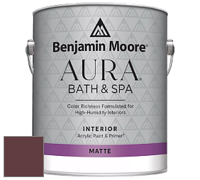 Benjamin Moore Aura 532 Bath & Spa Waterborne Interior Paint Matte Finish краска цвет NCS S 6030-R10B 