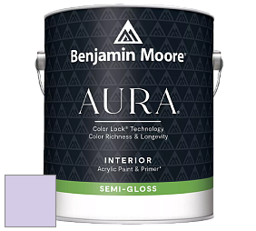 Benjamin Moore Aura 528 Waterborne Interior Semi-gloss Finish краска цвет 2071-60 Lily Lavender