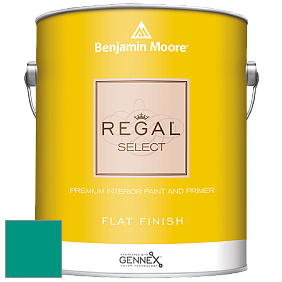 Benjamin Moore 547 Regal Select Waterborne Interior Flat Finish краска цвет 658 Neptune Green