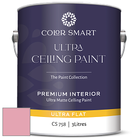 COLOR SMART CS 758 ULTRA CEILING PAINT ультраматовая краска цвет 2007-50 Supple Pink