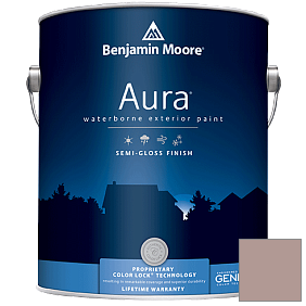 Краска Aura Waterborne Exterior Semi-Gloss Finish (632) цвет 2110-40 Seaside Sand