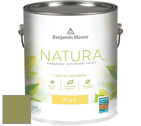 Benjamin Moore 512 Natura Interior Flat Finish матовая краска цвет 539 Sycamore Tree