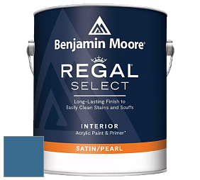 Benjamin Moore 550 Regal Select Waterborne Interior Pearl Finish краска цвет 2063-30 Blueberry