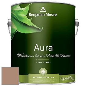 Benjamin Moore Aura 528 Waterborne Interior Semi-gloss Finish краска цвет 2164-40 Serengeti Sand