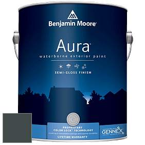 Benjamin Moore Aura 632 Waterborne Exterior Semi-Gloss Finish краска цвет 2050-10 Salamander