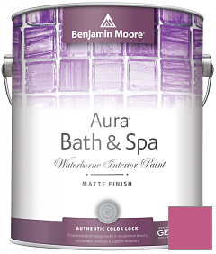 Краска Benjamin Moore Aura Bath & Spa Interior Paint Matte Finish (532) цвет 1348 Razzle Dazzle