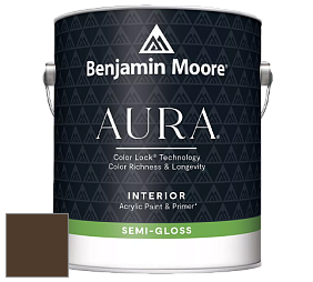 Benjamin Moore Aura 528 Waterborne Interior Semi-gloss Finish краска цвет RAL 8028 