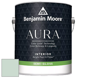 Benjamin Moore Aura 528 Waterborne Interior Semi-gloss Finish краска цвет NCS S 1010-G 