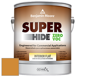 Benjamin Moore 355 Super Hide Zero Voc Interior Flat краска цвет 2155-20 Gold Mine