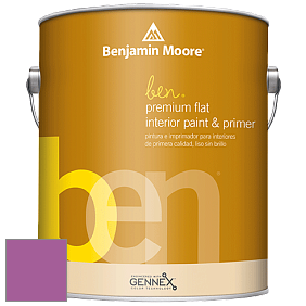 Benjamin Moore Ben W625 Premium Interior Latex Flat краска цвет NCS S 2060-R40B 