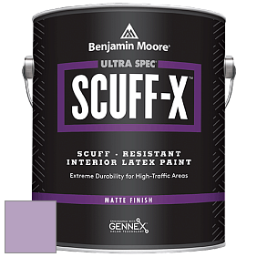 Benjamin Moore 484 Ultra Spec SCUFF-X Interior Matte Finish краска цвет NCS S 2030-R50B 