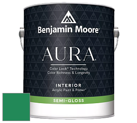 Benjamin Moore Aura 528 Waterborne Interior Semi-gloss Finish краска цвет 2039-20 Emerald Isle
