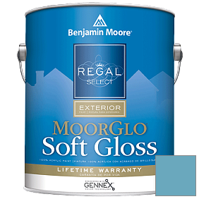Краска Regal Select Exterior Paint-Moor GloSoft Gloss Finish (W096) цвет 774 I've Got the Blues