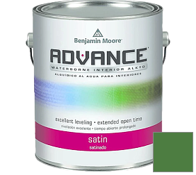 Краска Benjamin Moore 792. Advance Interior Paint-Satin эмаль цвет 2034-20 Vine Green