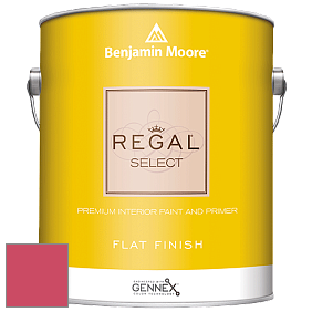Benjamin Moore 547 Regal Select Waterborne Interior Flat Finish краска цвет 2000-30 Red Tulip