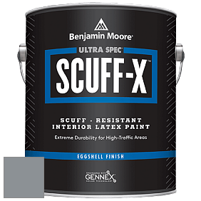 Benjamin Moore 485 Ultra Spec SCUFF-X Interior Eggshell Finish краска цвет 2124-30 Deep Silver