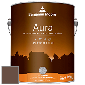 Benjamin Moore Aura 634 Waterborne Exterior Low Lustre Finish краска цвет 2106-10 Java