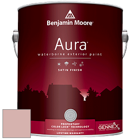 Benjamin Moore Aura 631 Waterborne Exterior Satin Finish краска цвет 2094-50 Desert Rose