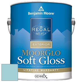 Benjamin Moore W096 Regal Select Exterior Paint-Moor GloSoft Gloss Finish краска цвет 744 Indigo