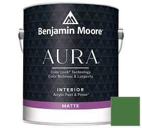 Краска Benjamin Moore Aura Interior Paint - Matte (522) цвет 2034-10 Clover Green