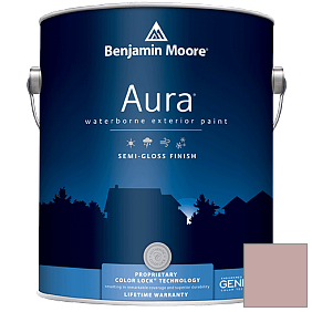 Краска Aura Waterborne Exterior Semi-Gloss Finish (632) цвет 2102-50 Rose Bisque