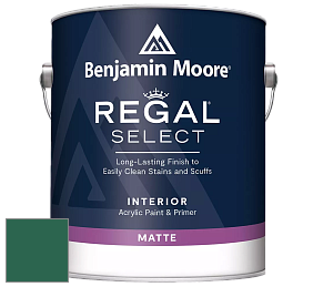 Benjamin Moore 548 IRegal Select Interior Paint - Matte краска цвет 2046-10 Calypso Green