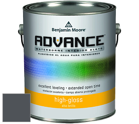 Benjamin Moore 794 Advance Interior Paint-High Gloss глянцевая алкидная эмаль цвет 2132-30 Black Horizon