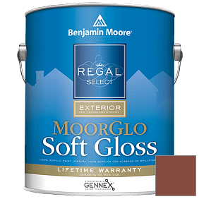 Краска Regal Select Exterior Paint-Moor GloSoft Gloss Finish (W096) цвет 2174-10 Toasted Chestnut