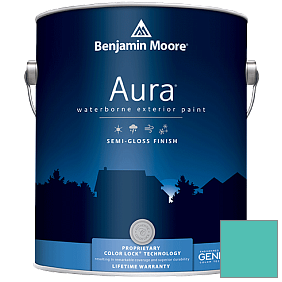 Краска Aura Waterborne Exterior Semi-Gloss Finish (632) цвет 663 Teal Tone