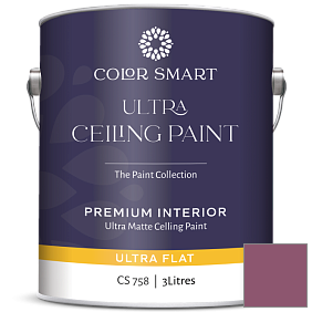 Краска COLOR SMART CS 758 ULTRA CEILING PAINT ультраматовая краска цвет 1364 Vintage Claret