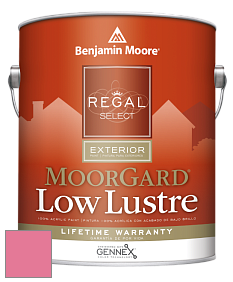 Benjamin Moore W103 Regal Select Exterior Paint-MoorGard Low Lustre Finish краска цвет 2001-40 Pink Popsicle
