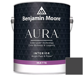 Краска Benjamin Moore Aura Interior Paint - Matte (522) цвет 2118-10 Universal Black