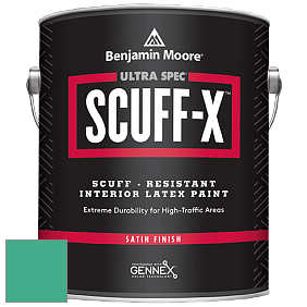 Benjamin Moore 486 Ultra Spec SCUFF-X Interior Satin Finish краска цвет NCS S 2050-B90G 