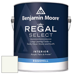 Benjamin Moore 549 Regal Select Waterborne Interior Eggshell Finish краска цвет OC-118 Snowfall White