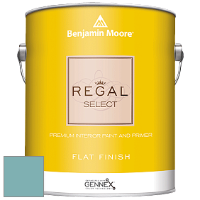 Benjamin Moore 547 Regal Select Waterborne Interior Flat Finish краска цвет RAL 6034 
