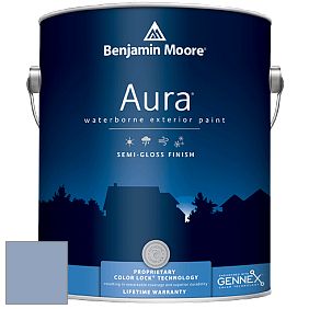 Benjamin Moore Aura 632 Waterborne Exterior Semi-Gloss Finish краска цвет 1433 Blue Pearl