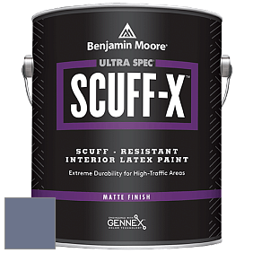 Benjamin Moore 484 Ultra Spec SCUFF-X Interior Matte Finish краска цвет NCS S 5020-R70B 