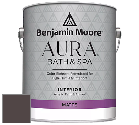 Benjamin Moore Aura 532 Bath & Spa Waterborne Interior Paint Matte Finish краска цвет NCS S 8005-R 
