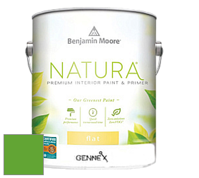 Benjamin Moore 514 Natura Interior Semi-Gloss Finish краска цвет 2032-20 Traffic Light Green