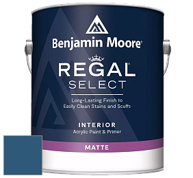 Benjamin Moore 548 IRegal Select Interior Paint - Matte краска цвет RAL 5009 