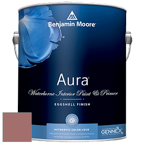 Benjamin Moore Aura 524 Waterborne Interior Eggshell Finish краска цвет 2092-40 Texas Rose