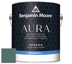 Benjamin Moore Aura 524 Waterborne Interior Eggshell Finish краска цвет 713 Polished Slate