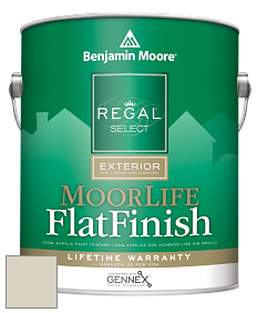 Benjamin Moore W105 Regal Select Exterior Paint-MoorLife Flat Finish краска цвет OC-15 Baby Fawn
