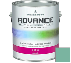 Краска Benjamin Moore 792. Advance Interior Paint-Satin эмаль цвет 2041-40 Juneau Spring