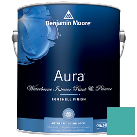 Краска Aura Waterborne Interior Eggshell Finish (524) цвет 733 Palm Coast Teal