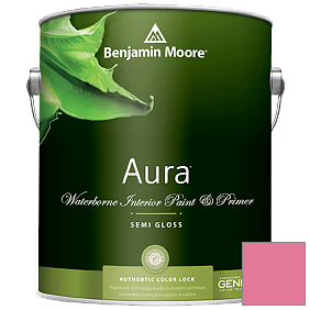 Краска Aura Waterborne Interior Semi-gloss Finish (528) цвет 2001-40 Pink Popsicle