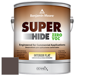Benjamin Moore 355 Super Hide Zero Voc Interior Flat краска цвет 2114-20 Mississippi Mud