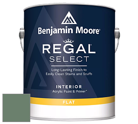 Benjamin Moore 547 Regal Select Waterborne Interior Flat Finish краска цвет 636 Willow Grove