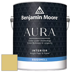 Benjamin Moore Aura 524 Waterborne Interior Eggshell Finish краска цвет 390 Golden Delicious