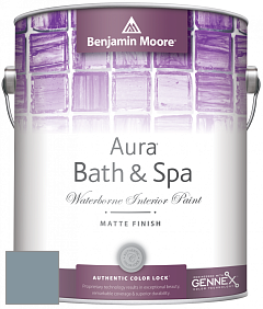 Benjamin Moore Aura 532 Bath & Spa Waterborne Interior Paint Matte Finish краска цвет AF-550 